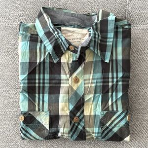 Plaid short sleeve (Weatherproof) Med
